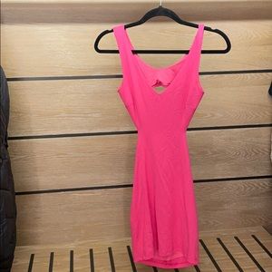 Pink bebe dress